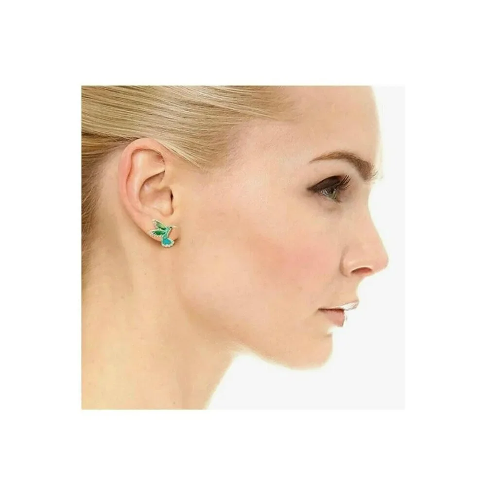 Kate Spade New York Scenic Route Hummingbird Stud Earrings